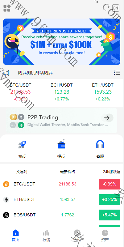 精简版秒合约交易所系统/多语言海外交易所/交易所源码