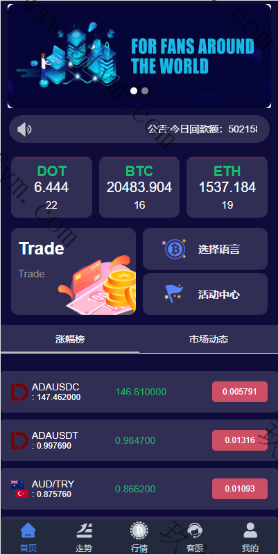 区块链微交易源码/秒合约虚拟币交易微盘系统