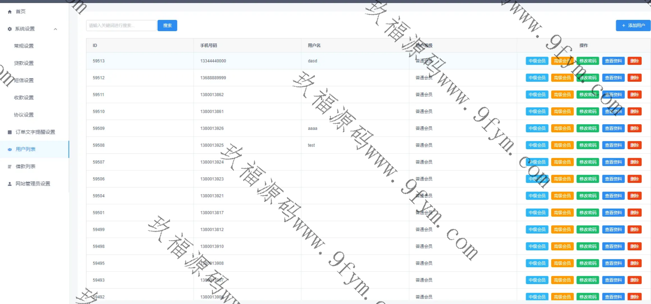 vue版贷款系统中越双语