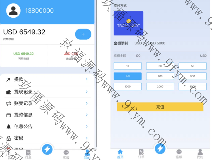 2024全新双UI多语言海外抢单刷单系统源码