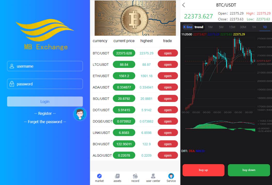运营版微交易系统/伪交易所系统/虚拟币微盘源码 - 图1