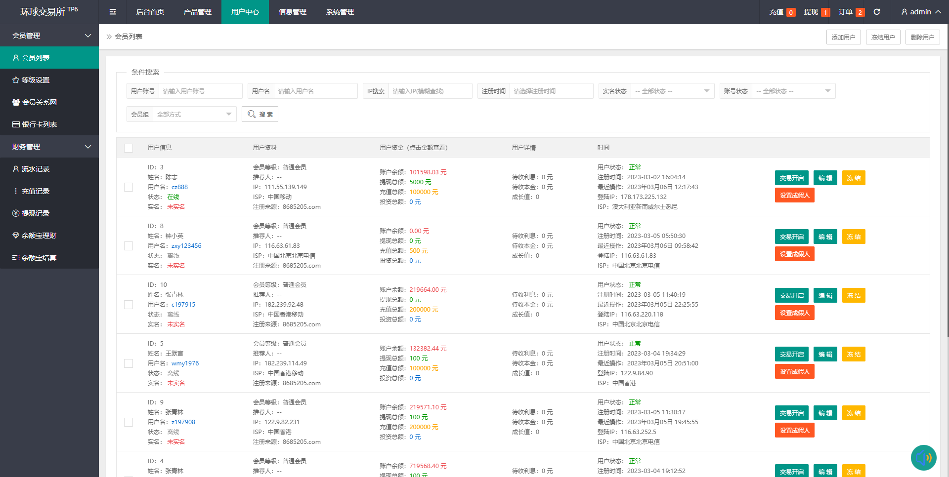 期货外汇微交易系统/微盘时间盘源码/余额宝/新增防封验证 - 图8