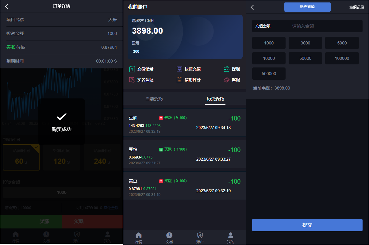 二开版微交易系统/粮食微盘系统/双语言微盘 - 图2