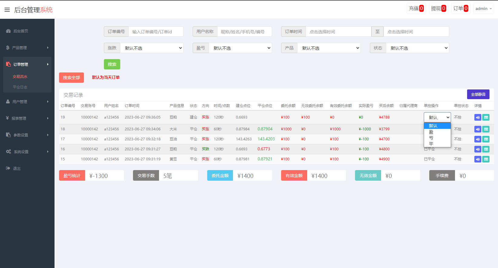 二开版微交易系统/粮食微盘系统/双语言微盘 - 图6
