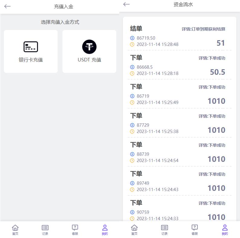 多语言外汇微交易系统/海外微盘源码/时间盘系统 - 图4