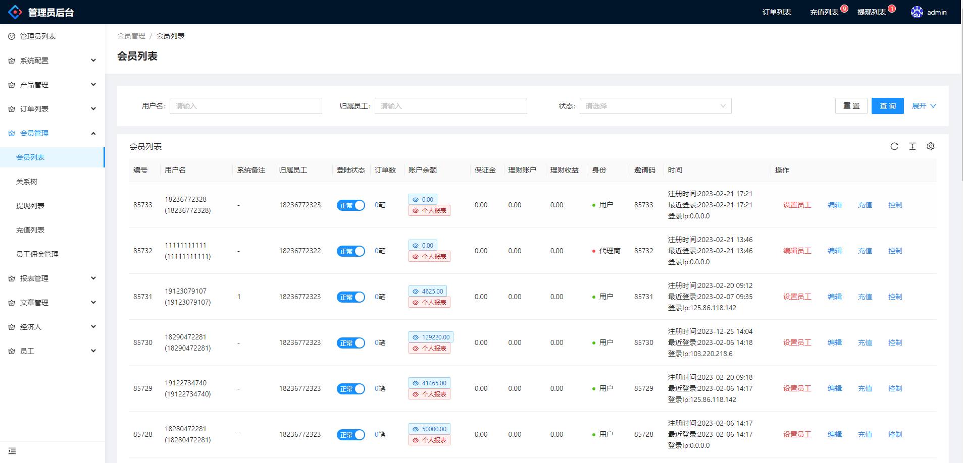 现货微交易系统/微盘时间盘系统/群控单控/前后端VUE - 图8