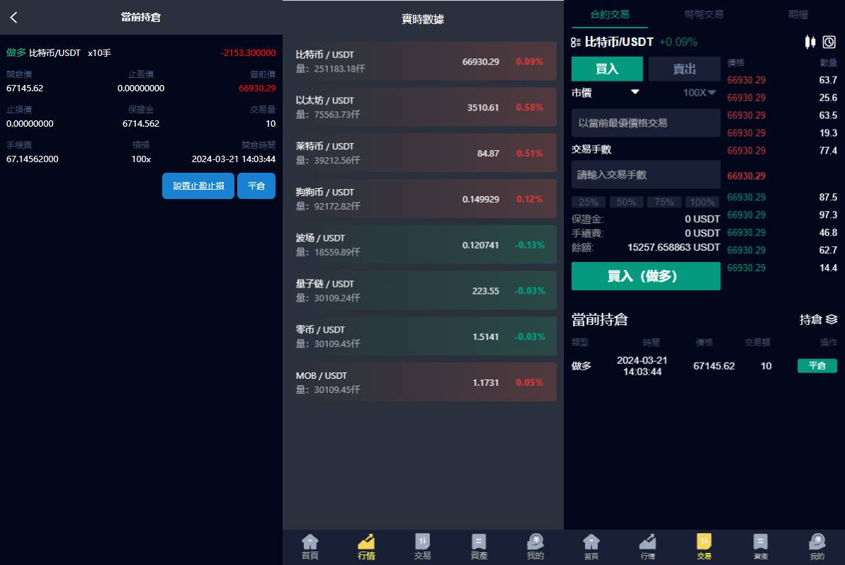 新版UI交易所系统/海外微盘系统/币币合约期权交易源码 - 图4