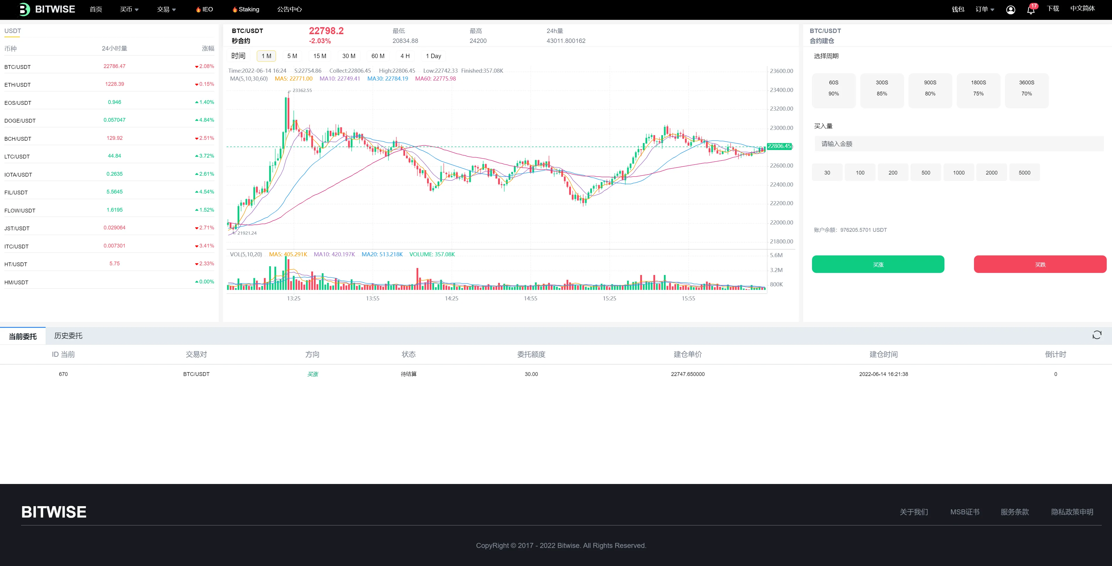 区块链微盘交易所/时间盘矿机系统源码挖矿合约/币币合约交易/新币认购 - 图7