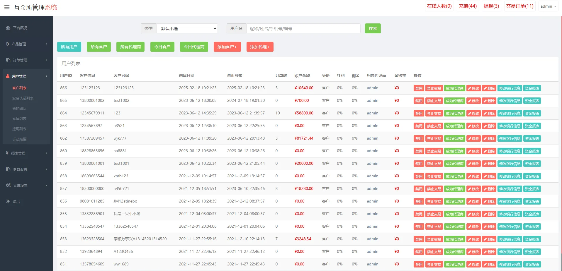 【多语言微盘源码】虚拟币外汇秒合约+余额宝理财模块 |泰英双语支持 - 图7