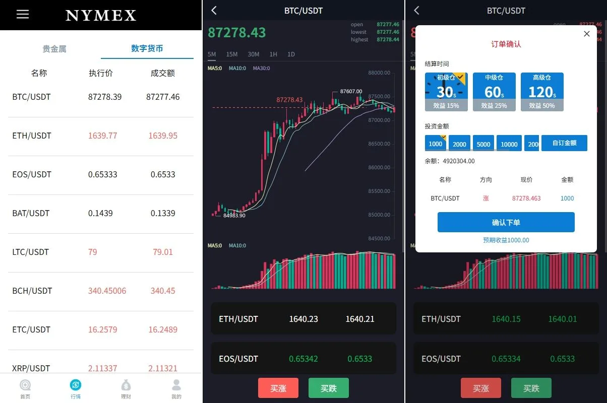 【海外多语言微盘时间盘】海外微交易系统/虚拟币外汇交易/UNIAPP PC微盘/多语言微盘 - 图2