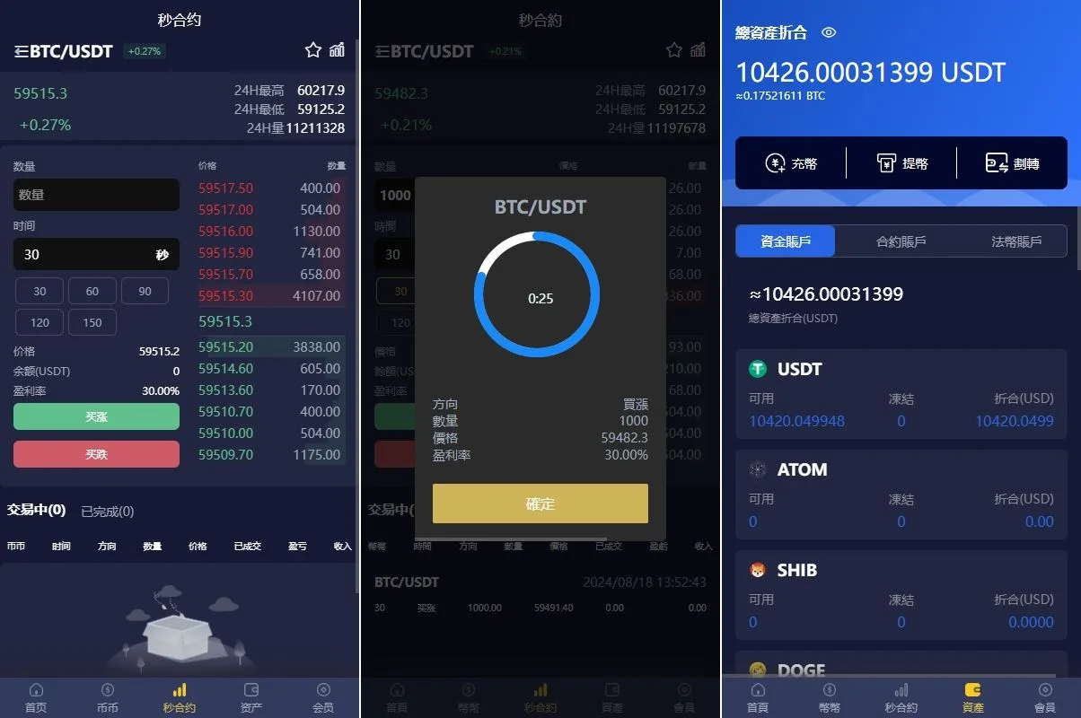 【海外DAPP多语言OKX交易所】多语言仿OKX交易所/DAPP秒合约交易所/质押申购 - 图2