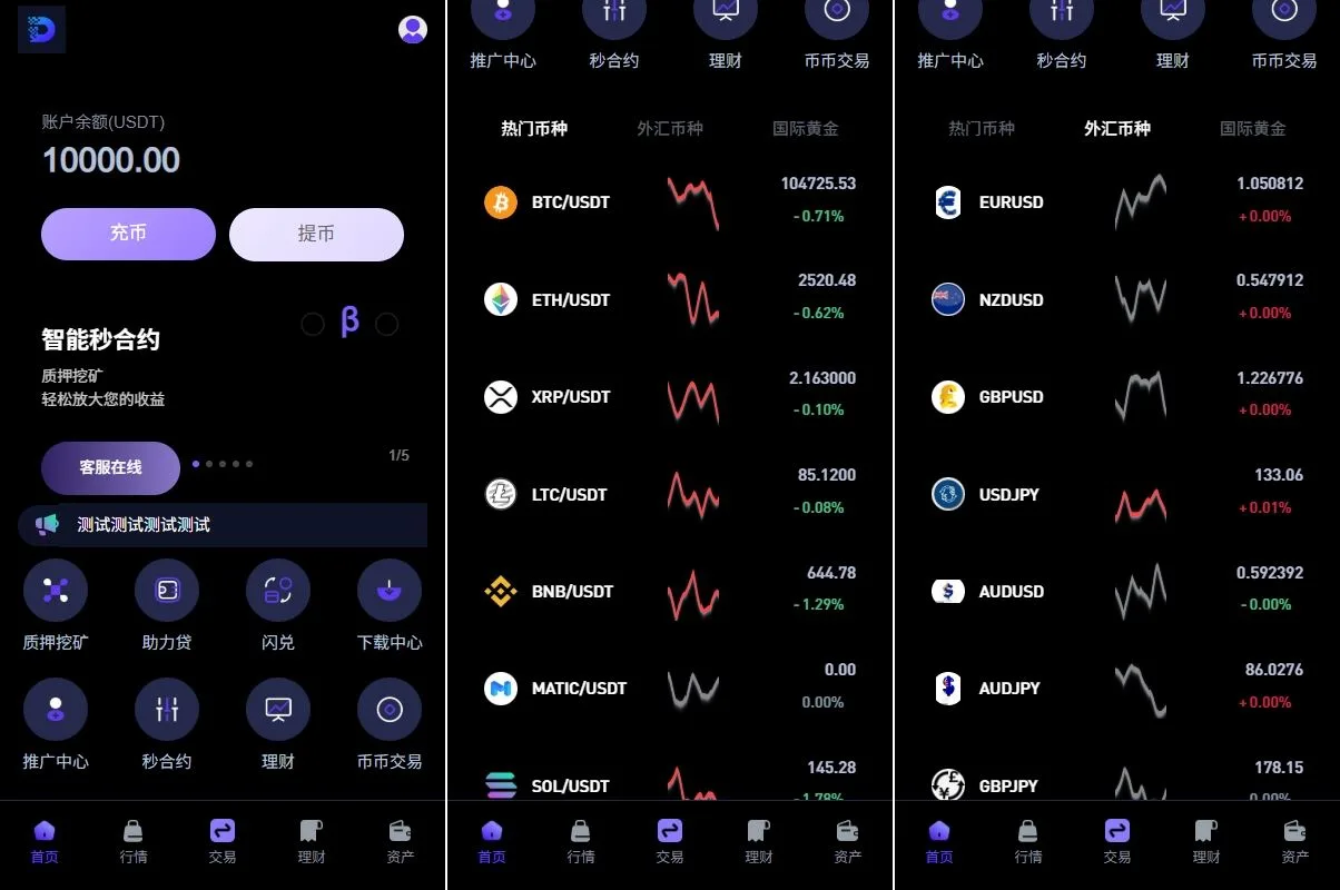 二次开发/【海外多语言DAPP交易所】多语言DAPP交易所源码/海外JAVA交易所/秒合约/U本位/质押借贷