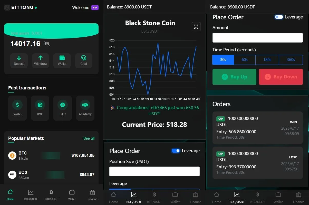 二次开发/【海外交易所系统源码】秒合约/杠杆交易/投资/K线控制全开源源码