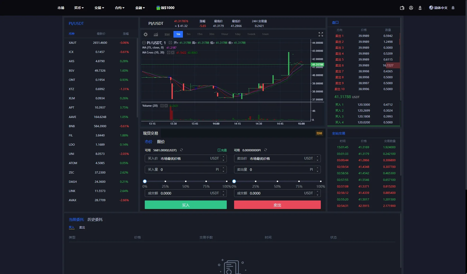【海外多语言交易所秒合约源码】二开版海外交易所系统/币币期权杠杆交易/锁仓认购/合约插针 - 图7