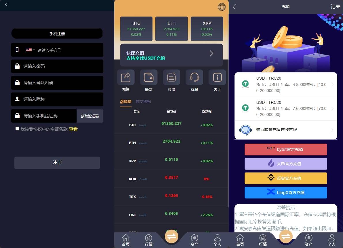 多语言海外微盘源码修复版海外微交易源码开源海外微盘微交易黑色源码下载 - 图3