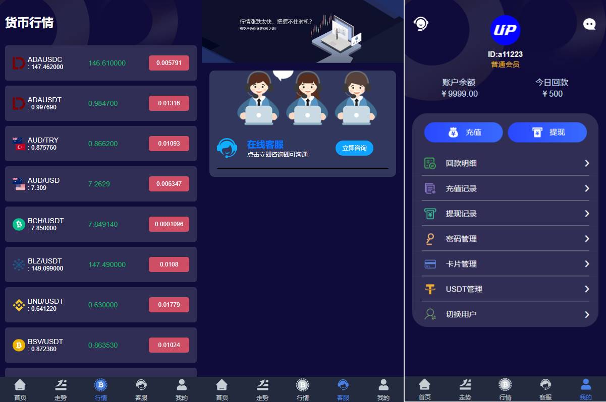 微盘时间盘系统源码/区块链微交易源码/秒合约虚拟币交易 - 图3