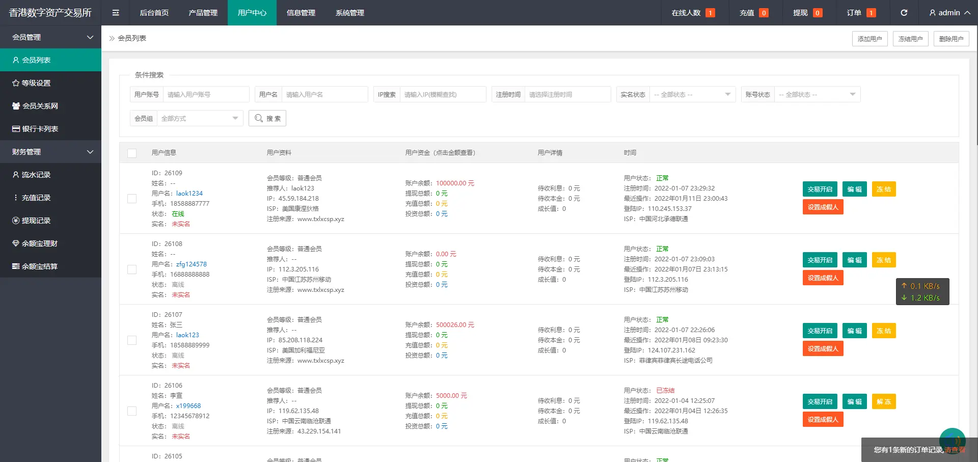 修复版时间盘点位外汇盘源码贵金属平台源码下载 - 图3